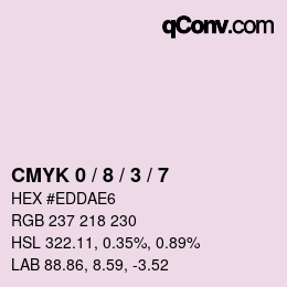 Color code: CMYK 0 / 8 / 3 / 7 | qconv.com