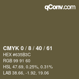 Color code: CMYK 0 / 8 / 40 / 61 | qconv.com