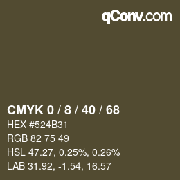 Color code: CMYK 0 / 8 / 40 / 68 | qconv.com