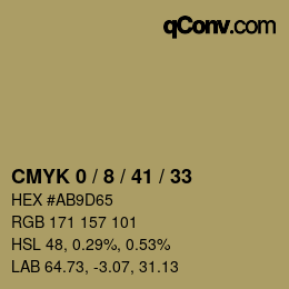 Color code: CMYK 0 / 8 / 41 / 33 | qconv.com