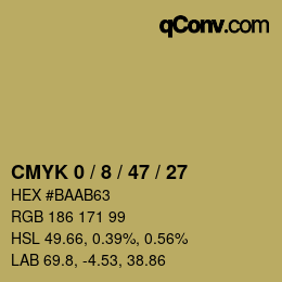 Color code: CMYK 0 / 8 / 47 / 27 | qconv.com