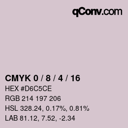 Color code: CMYK 0 / 8 / 4 / 16 | qconv.com
