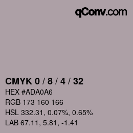 Color code: CMYK 0 / 8 / 4 / 32 | qconv.com