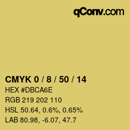 Color code: CMYK 0 / 8 / 50 / 14 | qconv.com