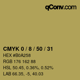 Color code: CMYK 0 / 8 / 50 / 31 | qconv.com