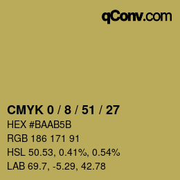Color code: CMYK 0 / 8 / 51 / 27 | qconv.com