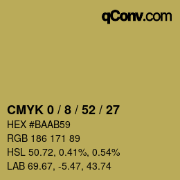 Color code: CMYK 0 / 8 / 52 / 27 | qconv.com