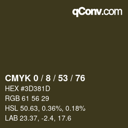 Color code: CMYK 0 / 8 / 53 / 76 | qconv.com