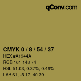 Color code: CMYK 0 / 8 / 54 / 37 | qconv.com