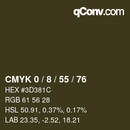 Color code: CMYK 0 / 8 / 55 / 76 | qconv.com