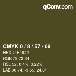 Color code: CMYK 0 / 8 / 57 / 69 | qconv.com