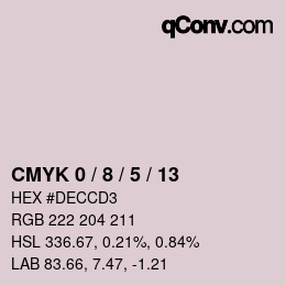 Color code: CMYK 0 / 8 / 5 / 13 | qconv.com