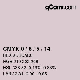 Color code: CMYK 0 / 8 / 5 / 14 | qconv.com