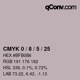 Color code: CMYK 0 / 8 / 5 / 25 | qconv.com