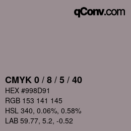 Color code: CMYK 0 / 8 / 5 / 40 | qconv.com