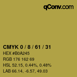 Color code: CMYK 0 / 8 / 61 / 31 | qconv.com