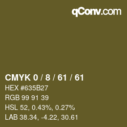 颜色代码: CMYK 0 / 8 / 61 / 61 | qconv.com