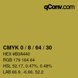 Color code: CMYK 0 / 8 / 64 / 30 | qconv.com