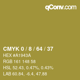 Color code: CMYK 0 / 8 / 64 / 37 | qconv.com