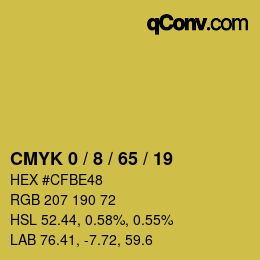 Color code: CMYK 0 / 8 / 65 / 19 | qconv.com