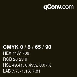 Color code: CMYK 0 / 8 / 65 / 90 | qconv.com