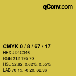 Color code: CMYK 0 / 8 / 67 / 17 | qconv.com