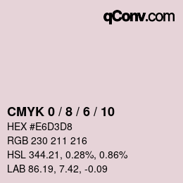 Color code: CMYK 0 / 8 / 6 / 10 | qconv.com