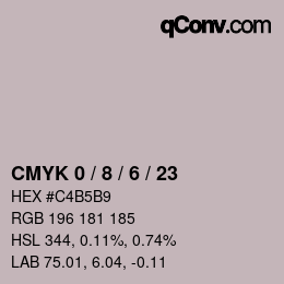 Color code: CMYK 0 / 8 / 6 / 23 | qconv.com