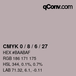 Color code: CMYK 0 / 8 / 6 / 27 | qconv.com