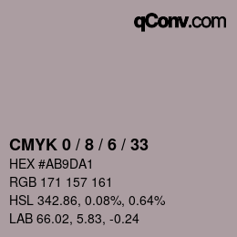 Color code: CMYK 0 / 8 / 6 / 33 | qconv.com