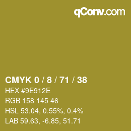 Color code: CMYK 0 / 8 / 71 / 38 | qconv.com