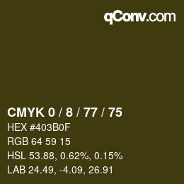 Color code: CMYK 0 / 8 / 77 / 75 | qconv.com