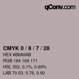 Color code: CMYK 0 / 8 / 7 / 28 | qconv.com