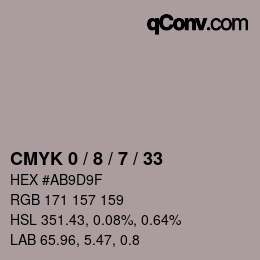 Color code: CMYK 0 / 8 / 7 / 33 | qconv.com