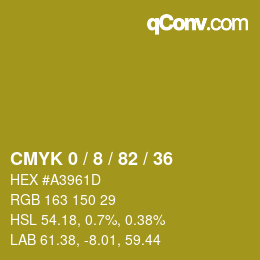 Color code: CMYK 0 / 8 / 82 / 36 | qconv.com