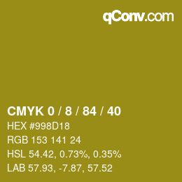 Color code: CMYK 0 / 8 / 84 / 40 | qconv.com