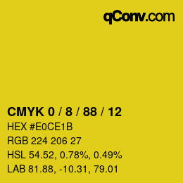 Color code: CMYK 0 / 8 / 88 / 12 | qconv.com