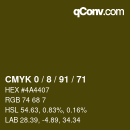 Color code: CMYK 0 / 8 / 91 / 71 | qconv.com