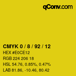 Color code: CMYK 0 / 8 / 92 / 12 | qconv.com