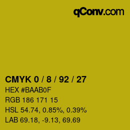 Color code: CMYK 0 / 8 / 92 / 27 | qconv.com