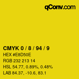 Color code: CMYK 0 / 8 / 94 / 9 | qconv.com