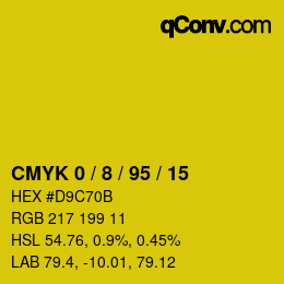 Color code: CMYK 0 / 8 / 95 / 15 | qconv.com