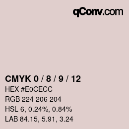 Color code: CMYK 0 / 8 / 9 / 12 | qconv.com