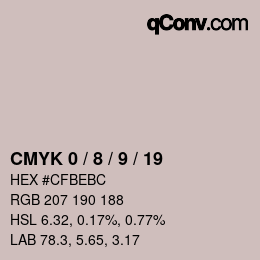 Color code: CMYK 0 / 8 / 9 / 19 | qconv.com