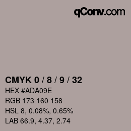 Color code: CMYK 0 / 8 / 9 / 32 | qconv.com