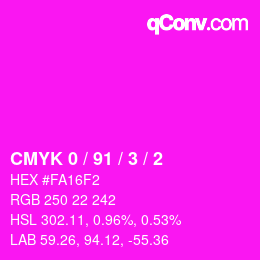 Color code: CMYK 0 / 91 / 3 / 2 | qconv.com