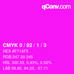 Color code: CMYK 0 / 92 / 1 / 3 | qconv.com