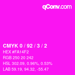 Color code: CMYK 0 / 92 / 3 / 2 | qconv.com