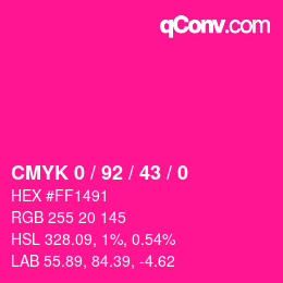 Color code: CMYK 0 / 92 / 43 / 0 | qconv.com