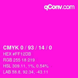 Color code: CMYK 0 / 93 / 14 / 0 | qconv.com